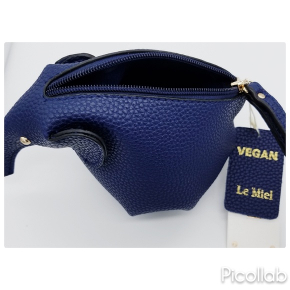 Navy Elephant Wristlet Clutch - Picture 7 of 7